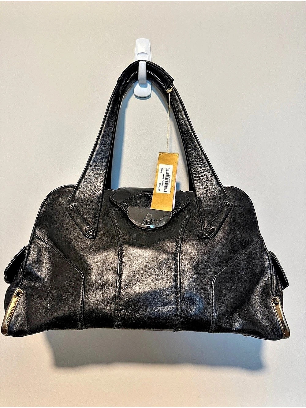 botkier G413-H Gladiator Satchel in Black NWT